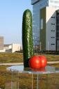 “Cucumber and tomatoes” readymade by Martina Schettina / “Gurke und Tomaten” Readymade von Martina Schettina